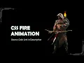 Stunning Fire Animation using HTML CSS Code