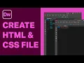 How to Create an HTML and CSS File in Adobe Dreamweaver