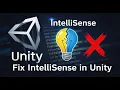 Fix Unity Visual Studio IntelliSense Not Working 2025