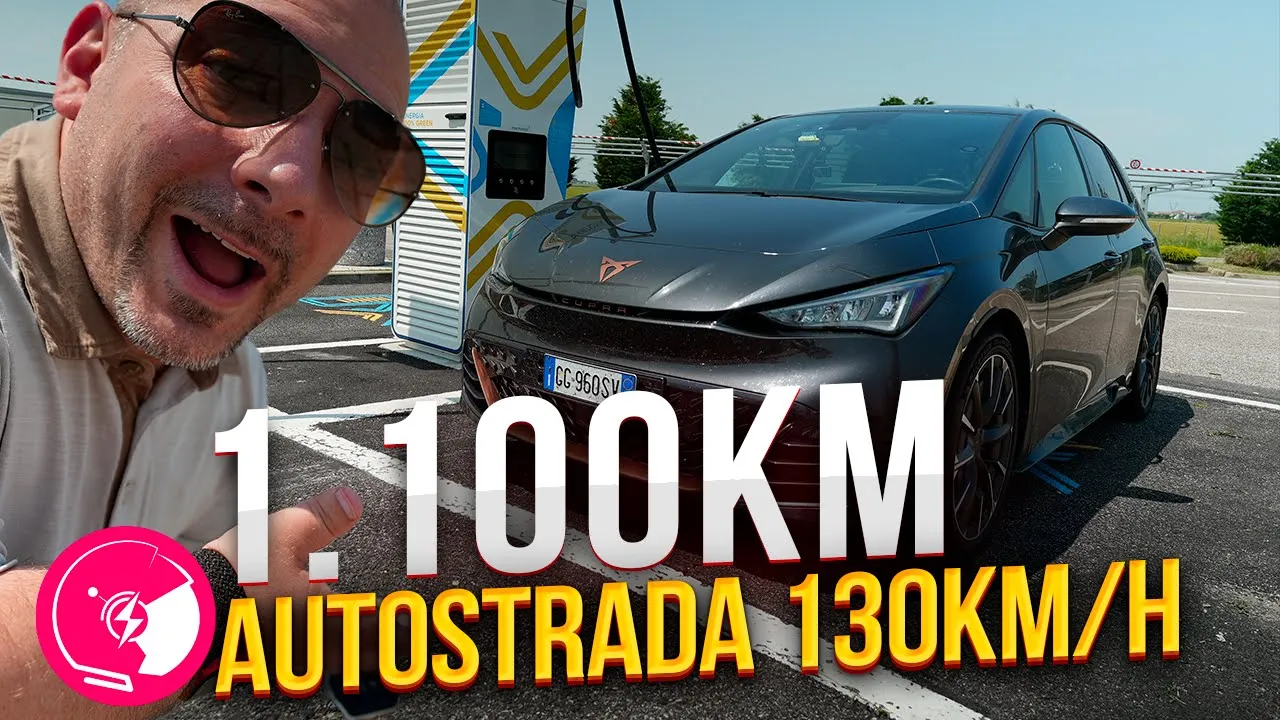 1000km Cupra Born 77kWh e-Boost LA SFIDA 135km/h - Tempi, Curva di ricarica, autonomia e COSTI!
