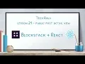 Lesson 21 - Blockstack React