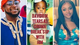 davido in tears as chioma breakup with him