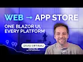 Blazor Hybrid One UI for Web iOS Android Desktop NET MAUI