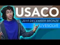 USACO 2019 December Contest Bronze Full Contest Python Livesolve