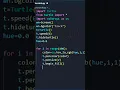 Python Turtle Graphics - RGB Multicolor Circle