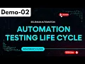 Selenium Automation Demo 02 Automation Testing Life Cycle Tutorial for Beginners 919885312299
