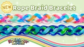 new rope braid bracelet rainbow loom tutorial by angelynn tutorialsbya intermediate level