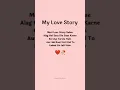 Download Lagu My Love Story 🥰😊 WhatsApp Love Letter 💌 Love Status #shorts #video