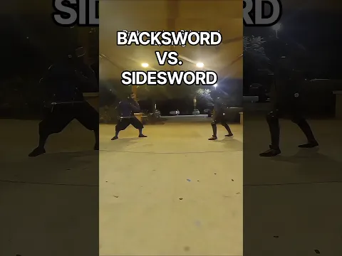 Backsword vs. Sidesword Sparring