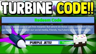 NEW TURBINE CODE Build a Boat for Treasure ROBLOX