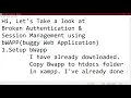 bWAPP Setup Broken Authentication Session Management
