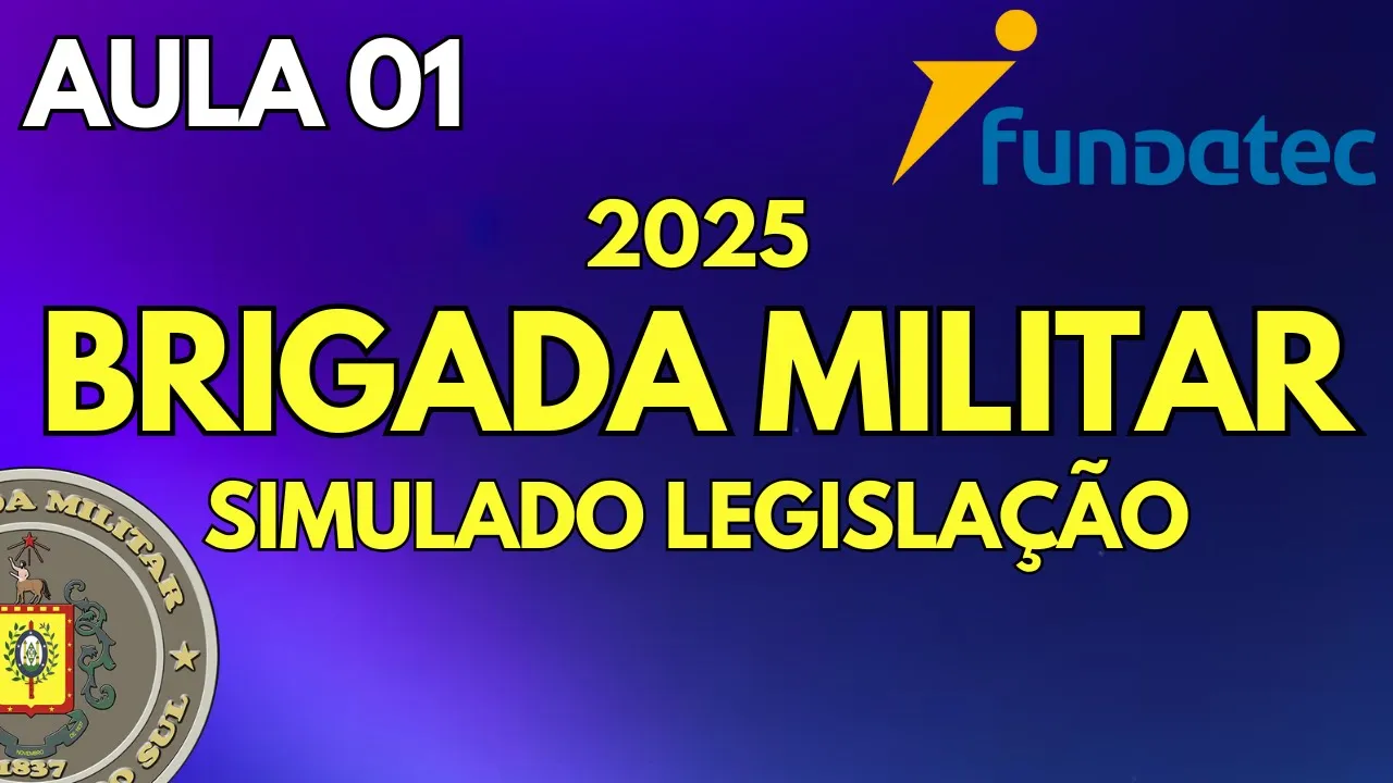 Concurso Público Brigada Militar RS 2025 Aula 01 Legislação Específica Art. 5º Constituição Federal