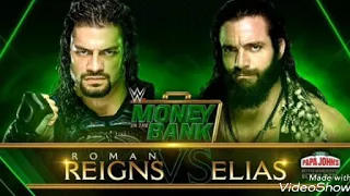 إعلان مباراه رومان رينز ضد الايس في عرض ماني ان ذا بأنك لعام 2019 