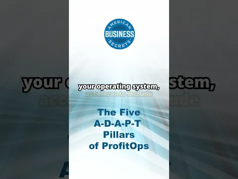 A-D-A-P-T ProfitOps #businessgrowth  #sales #ProfitOps #RyanChute #A-D-A-P-T #sellingyourbusiness