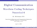 Waveform Coding Techniques Numerical 6