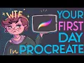 Your First Day in Procreate Procreate Drawing Tutorial For Beginners