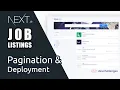 NextJS Job Listings 5 - Pagination and Deployment