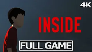 INSIDE Full Gameplay Walkthrough No Commentary FULL GAME 4K 60FPS Ultra