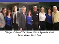 MAJOR CRIMES TV Show Interviews Pt 1 Tony Denison Leonard Roberts GW Bailey More