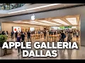 Walking Tour of Apple Store at Galleria Dallas Real-Life Mall Experience Dallas Texas