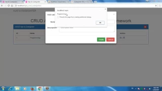 Ajax CRUD Codeigniter -