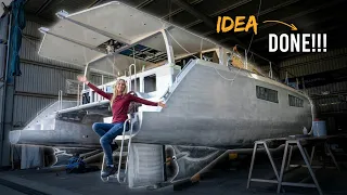 When a Plan Comes Together….(Building Our Own Aluminum Catamaran Pt. 69)