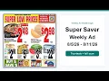 Super Saver Weekly Ad 26 - 26 Best Deals