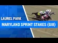 2026 150 000 Maryland Sprint Stakes G3 at Laurel Park