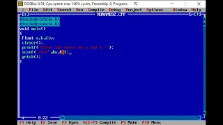 Division of two float number with user input in C programming