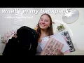 WHAT S IN MY BACKPACK for my freshman year of college