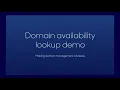 How to Perform a Domain Availability Lookup in OpenSRS