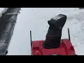 First Time Ever Using a SnowBlower - a TroyBuilt Squall 2100 208cc with Electric Start