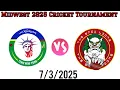 Midwest 2025 Cricket Tournament The Snow Lions Vs Team New York