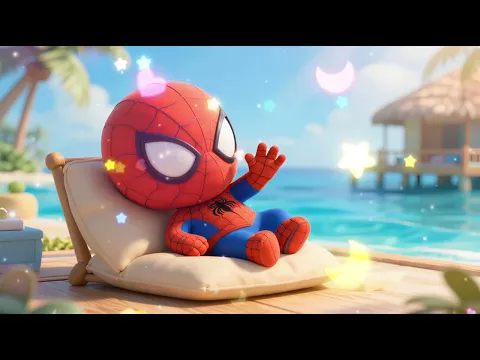Spider Man Super Relaxing Baby Lullabies on Sunny Beach – Beat Insomnia Fast – Sleep Instantly