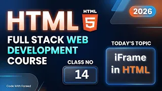 HTML iframe complete Tutorial 2026 Lesson no14
