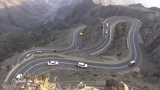 أخطر طريق جبلي في السعودية السودة بمنطقة عسير 