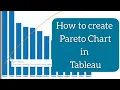 How to create a Pareto Chart in Tableau