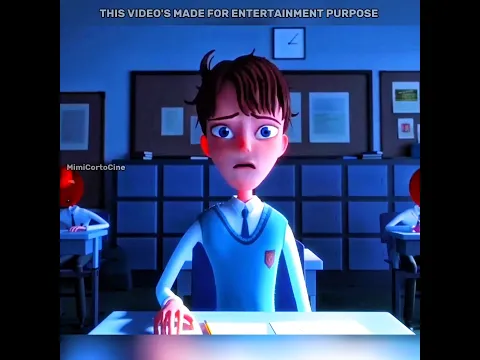 Si no terminas el examen a tiempo, te convertirás en un globo.😨 #shorts #movie