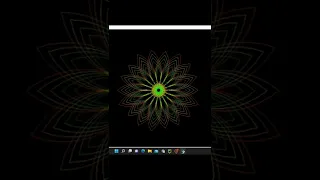 Draw Sunflower like design in python by using turtle graphics