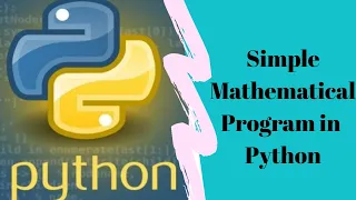 Simple Mathematical Operation in Python
