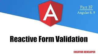 Reactive form validation Angular Angular Form Validation Angular Angular Tutorial Form