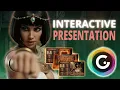 INTERACTIVE Game-Style Presentation in GENIALLY CLEOPATRA FREE One-Click Template 2026