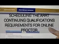 ARRT CQR Proctered Exam scheduling