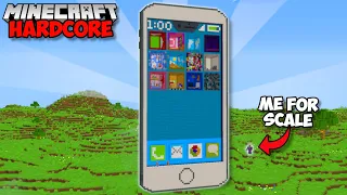 Download I Built THE WORLD'S BIGGEST IPHONE in Minecraft 1.20 Hardcore (#85) MP3