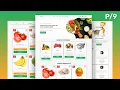 Complete Responsive Grocery Store Website Design - PHP PDO