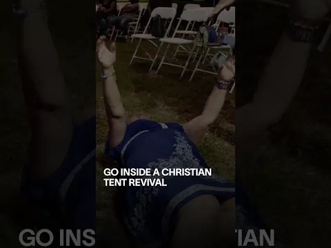 Speaking in tongues. Saying ‘Jesus’ repeatedly. Holding hands. Go inside a Pentecostal tent revival