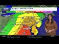 Cloudy breezy today Impact Monday strong to severe storms likely across south-central PA