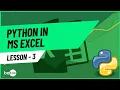 How to use Python in MS Excel - Data Visualization