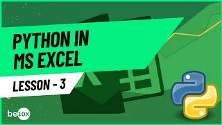 How to use Python in MS Excel - Data Visualization