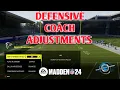 Madden 24 Understanding Defensive Coaching Adjustments What you need to know